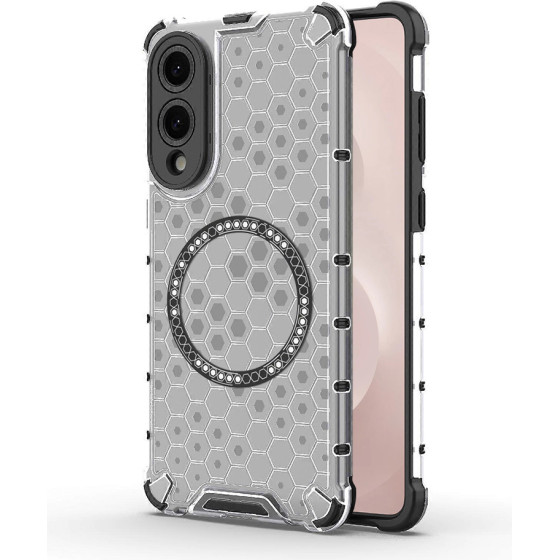 Techsuit - Honeycomb Shield Magsafe - Samsung Galaxy S25 Edge - White