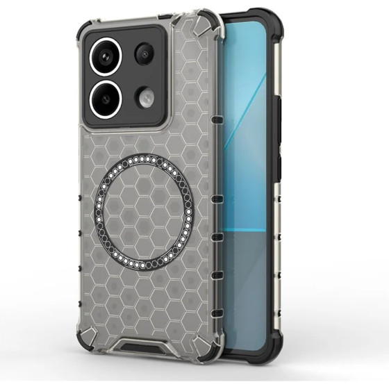 Techsuit - Honeycomb Shield Magsafe - Xiaomi Redmi Note 13 Pro 5G / Poco X6 - Black