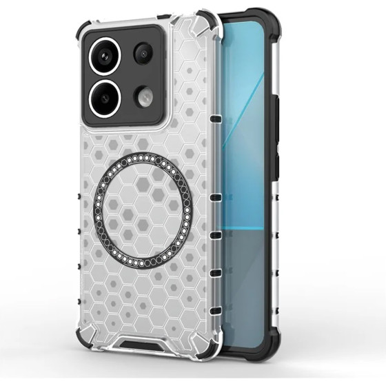 Techsuit - Honeycomb Shield Magsafe - Xiaomi Redmi Note 13 Pro 5G / Poco X6 - White
