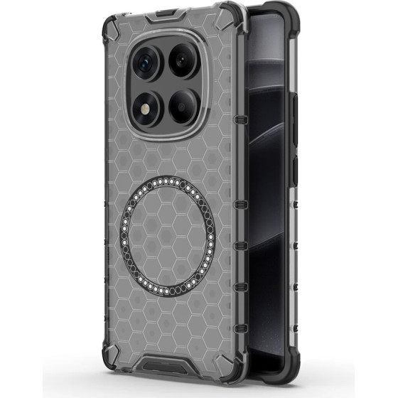 Techsuit - Honeycomb Shield Magsafe - Xiaomi Redmi Note 14 Pro 4G - Black
