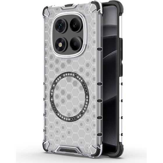 Techsuit - Honeycomb Shield Magsafe - Xiaomi Redmi Note 14 Pro 4G - White