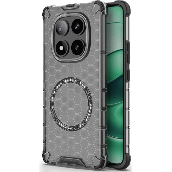 Techsuit - Honeycomb Shield Magsafe - Xiaomi Redmi Note 14 Pro 5G / Poco X7 - Black