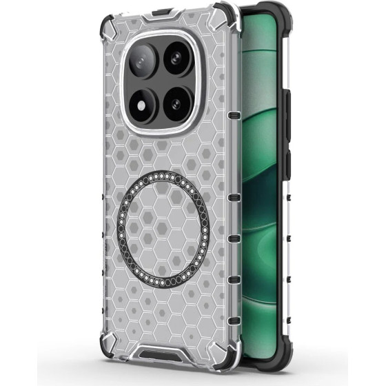 Techsuit - Honeycomb Shield Magsafe - Xiaomi Redmi Note 14 Pro 5G / Poco X7 - White