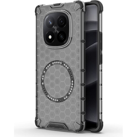 Techsuit - Honeycomb Shield Magsafe - Xiaomi Redmi Note 14 Pro+ 5G - Black
