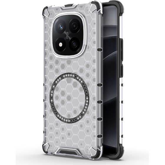 Techsuit - Honeycomb Shield Magsafe - Xiaomi Redmi Note 14 Pro+ 5G - White