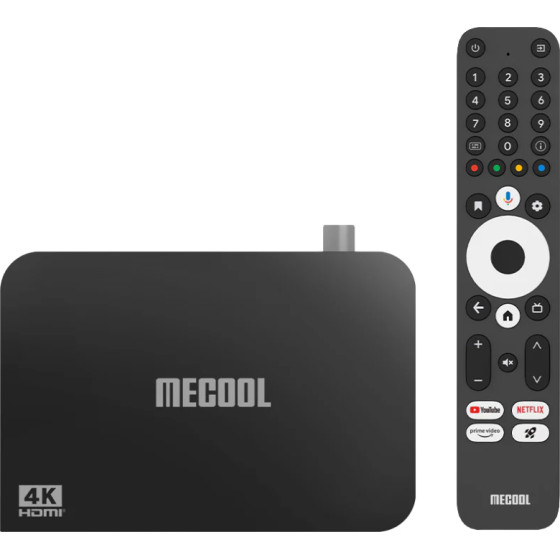 Mecool Tv Box KT2 �� ������� ����� DVB-T2, 4K, 2/32GB, WiFi, Google/Netflix �����������, Android 11 - (MCL-KT2)