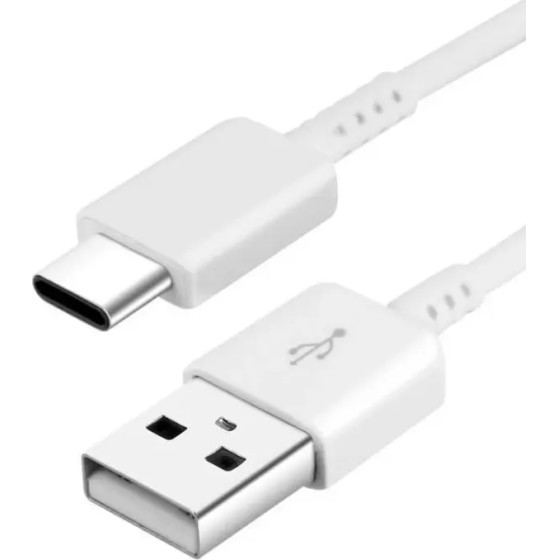 Samsung EP-DR140AWe USB-A - USB-C Cable 0.8m (Bulk - Replacement Packaging) - White EP-DR140AWe - (2444975)