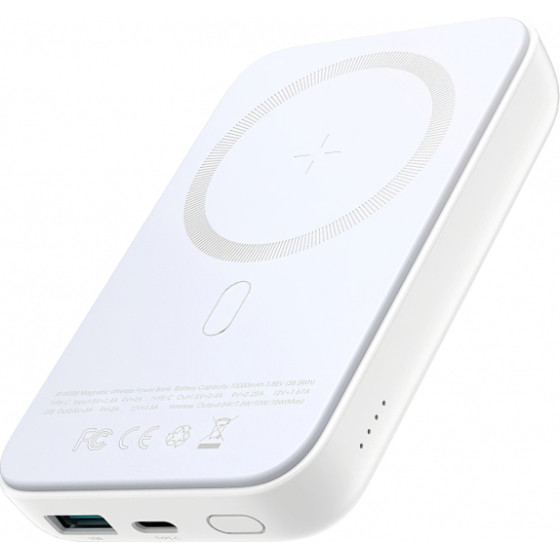 Joyroom Powerbank JR-W020, 10000mAh, 20W, Qc + Pd + FQI, White
