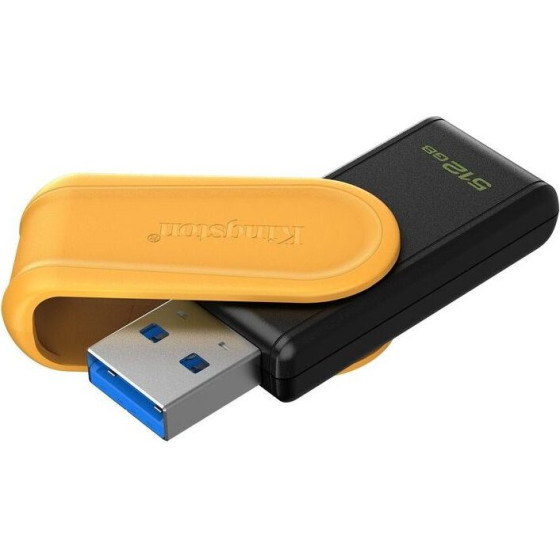 Kingston Usb Stick Datatraveler Exodia S Usb 3.2, Black And Yellow - (DTXS/512GB)