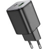 Hoco Charger Usb A + Type C Pd Qc 3A 20W N41 black