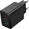 Hoco Wall Charger Usb A + Type C Pd QC3.0 Afc 3A 30W N71 black