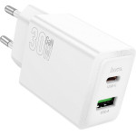 Hoco Wall Charger Usb A + Type C Pd QC3.0 Afc 3A 30W N71 white