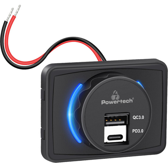 Powertech ����� Usb ��� ����� & ������� Usb & USB-C - (PTL-027)