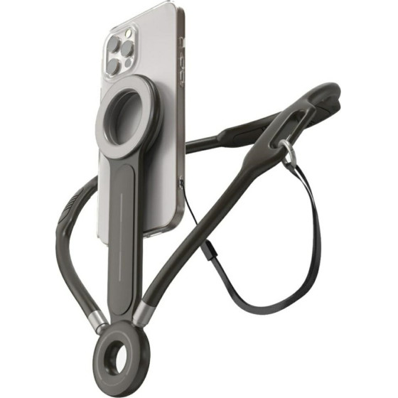 4sMarts Magnetic Neck Holder Pov For Smartphones Anthracite - (541487)