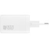 4sMarts Wall Charger Pdplug Dual 45W Gan 2xUSB-C White - (540400)