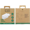 4sMarts Wall Charger Pdplug Dual 45W Gan 2xUSB-C White - (540400)