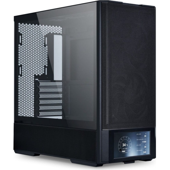 Lian Li Lancool 207 Digital Black - 6'' Lcd Screen - Atx Pc Case (4 FANS) 2 x 140mm & 2 x 120mm Pwm - (G99.LAN207DX.00)