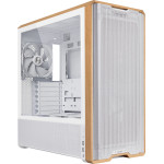 Lian Li Lancool 217 White - Wood Accent - Atx Pc Case (5 FANS) 2 x 170mm, 1 x 140mm & 2 x 120mm Pwm - (G99.LAN217W.00)