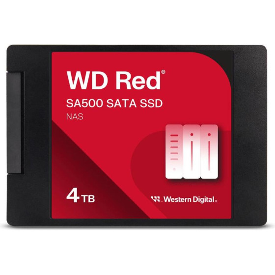 Western Digital ������ Ssd Red 4TB SATA-6Gb - (WDS400T2R0A)