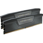 Corsair Memory Corsair Ram Dimm XMS5 128GB CMK128GX5M2B6400C42,DDR5, 6400MHz, Latency 42-52-52-104, 1.35V, VENGEANCE, Intel Xmp 3.0, BLACK, LTW. - (CMK128GX5M2B6400C42)