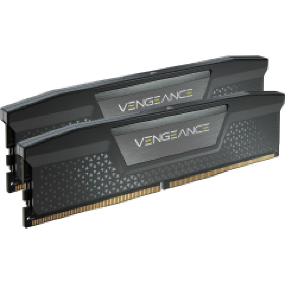 Corsair Memory Corsair Ram Dimm XMS5 128GB CMK128GX5M2B6400C42,DDR5, 6400MHz, Latency 42-52-52-104, 1.35V, VENGEANCE, Intel Xmp 3.0, BLACK, LTW. - (CMK128GX5M2B6400C42)