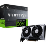 MSI Vga PCI-E Nvidia Gf Rtx 5060 8G Ventus 2X OC, 8GB/128BIT, GDDR7, HDMI/ 3xDP, 2 Slot FANSINK, Dual FAN, 3YW. - (602-V537-24S)