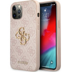 Guess Iphone 12 Pro Max6,7pInk Hardcase 4G Big Metal Logo - (GUHCP12L4GMGPI)