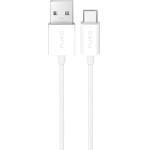 Puro 10W Tpe USB-A - USB-C Cable 2m - White - (PUCAC10W2MTWHI)