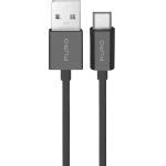 Puro 12W Tpe USB-A - Microusb 2m Cable - Black - (PUCM12W2MTBLK)