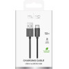 Puro 12W Tpe USB-A - Microusb 2m Cable - Black - (PUCM12W2MTBLK)