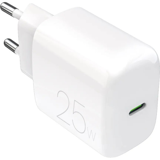 Puro Daily Prolite 25W USB-C Power Delivery Charger - White - (PUTCUSBC25WDYWHI)
