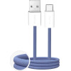 Puro Fabrik 2.0 10W USB-A - USB-C Braided Cable 1.5m - Blue - (PUCAC10WFABK415MTBL)