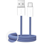 Puro Fabrik 2.0 10W USB-A - USB-C Braided Cable 1.5m - Blue - (PUCAC10WFABK415MTBL)