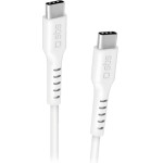 SBS Data Cable Type C To Type C 2.0 2m White - (CABLETCC2MW)