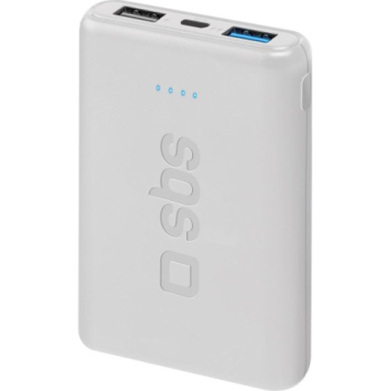SBS Powerbank 5000 Mah White - (BB5000POCW)
