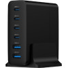 Gembird 6-Port 75W Gan Usb Fast C Harger Black - (TA-UC-2A4C-PD75-01-BK)