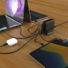 Gembird 6-Port 75W Gan Usb Fast C Harger Black - (TA-UC-2A4C-PD75-01-BK)