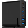 Gembird 6-Port 75W Gan Usb Fast C Harger Black - (TA-UC-2A4C-PD75-01-BK)