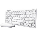 Trust Deskset Lyra Us Wireless Mouse And Keyboard White - (25073)