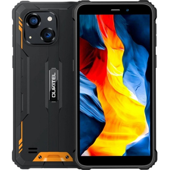 Oukitel Smartphone WP32, 6'', 4/128GB, 6300mAh, IP68/IP69K, ��������� - (WP32-OR)