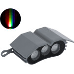 GloboStar TREELIGHT-Zina ����� ����� �������� Wall Washer ��� ���� - ������ Led 3W 255lm 30� Dc 24V ��������� IP65 Rgbw Dimmable - ���� ������� - �11 x �6.5 x �5cm - 3 ������ ������� - (S-90982)