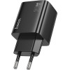 Hoco Charger 2 x Type C + 2 x Usb A Pd QC3.0 3A 20W N55 black