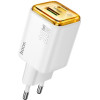 Hoco Wall Charger Usb A + Type C Pd QC3.0 3A 20W N52 white