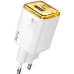 Hoco Wall Charger Usb A + Type C Pd QC3.0 3A 20W N52 white