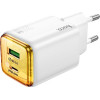 Hoco Wall Charger Usb A + Type C Pd QC3.0 3A 20W N52 white