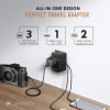 Lamtech Universal Power Travel Adapter 2XUsb 1XTYPE-C 20W Black - (LAM112808)