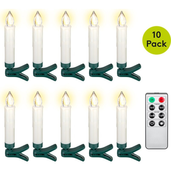 Goobay 10 Wireless Led Christmas Tree Candles - (77753)