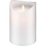 Goobay Led Real Wax Candle, white, 10 x 15 Cm - (77776)