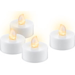 Goobay Set Of 4 Led Tea Lights With Timer - (77752)