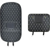 Protective Leather Mat For Car Seat anti-Kick With Organizer Black OEM